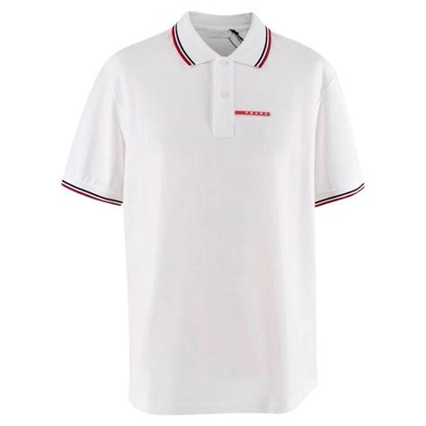 prada polo white